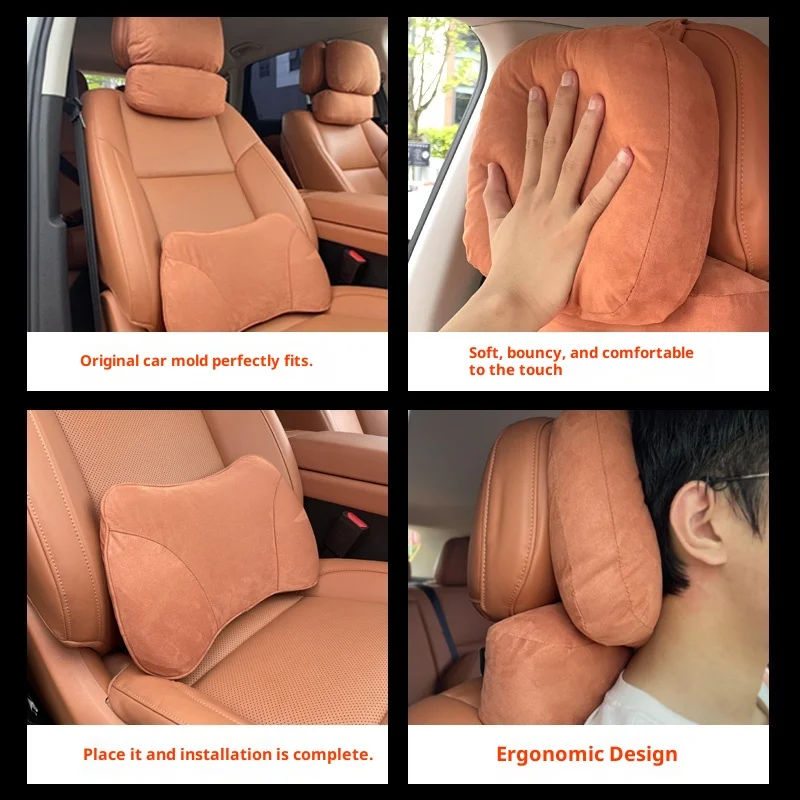 ل Leapmotor C10 C16 2024-2026 سيارة مسند الرأس الرقبة وسادة قطني دعم التعديل الداخلي #5