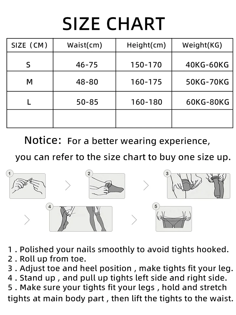 Kave Black Women\'s 80-100 Denier Tights Soft Opaque Solid Color Footed Pantyhose 2024 Autumn Winter Fleece Warm Tight Leggings