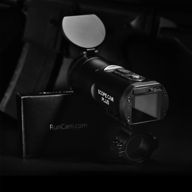 Runcam scopecam plus 40x lente 15 a 500 pés 2.7k 60fps airsoft paintball zoom câmera