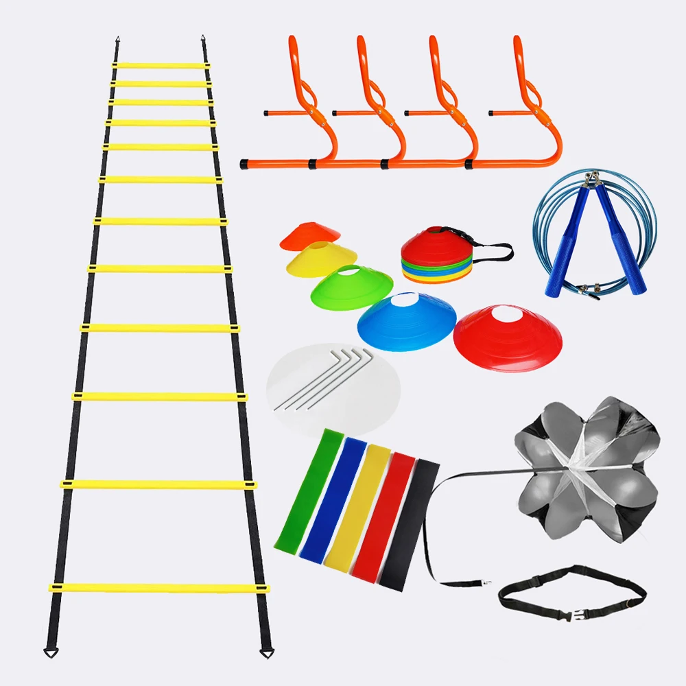 Best Soccer Speed Training Agility Ladder Set Cyber Equipment for Improving Speed and Coordination