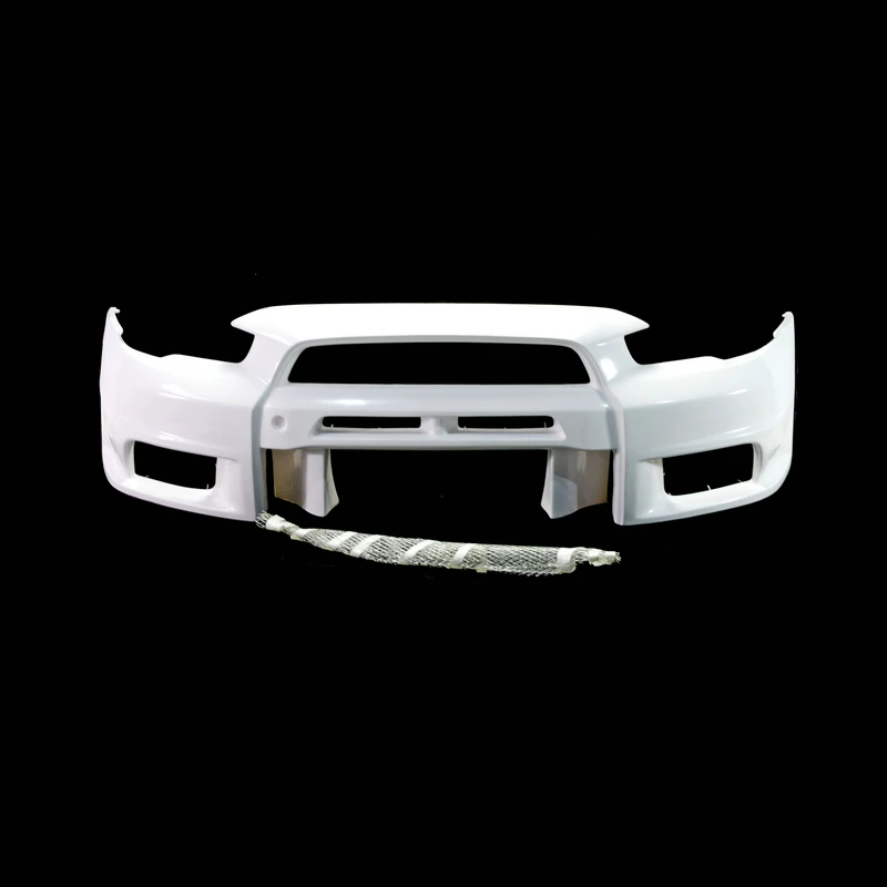 

Fiber Glass Car Parts EVO 10 VRS Style Wide Ver. Front Bumper Unit