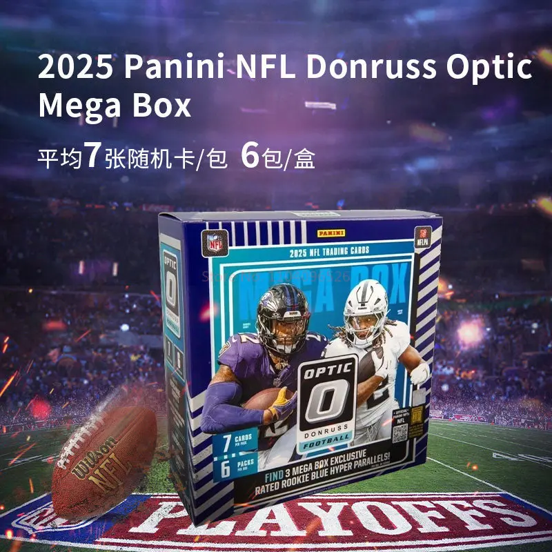 2025 Panini Donruss Optic NFL Football Blaster Box Factory Sealed Trading Cards Rated Rookie Downtown Parallel Collect Cards Toy - view 6