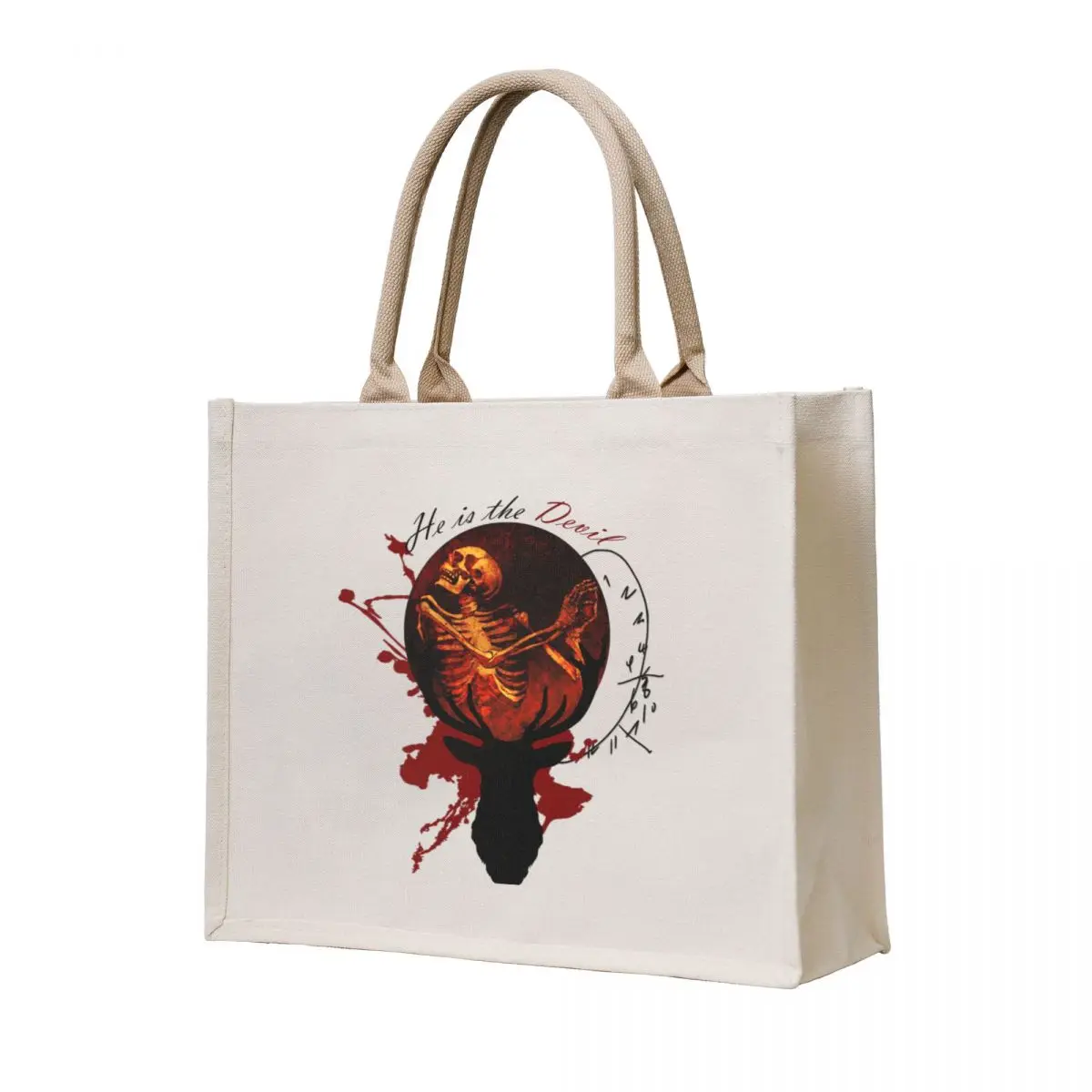 

He is the Devil Tote Bag eco pack tote bags aesthetic personalized tote bag