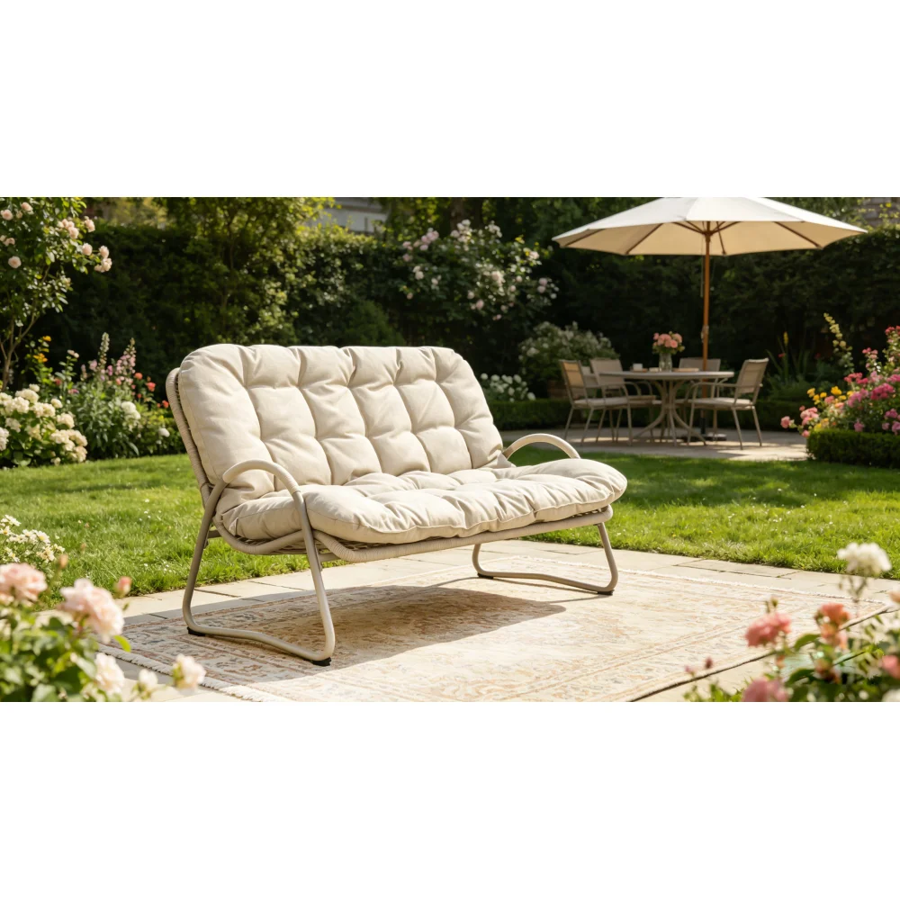 

Премиум-кресло для улицы из искусственного ротанга с металлическим каркасом – максимальный комфорт и долговечность для вашего патио