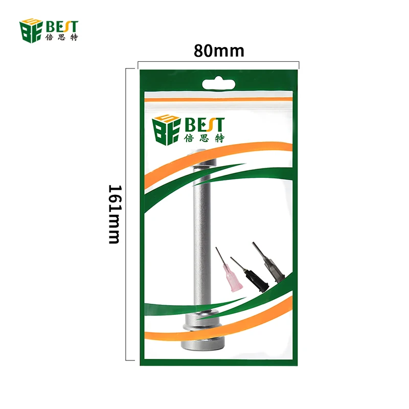BST-013อลูมิเนียมขับเคลื่อนเครื่องมือ BGA Solder Flux Booster UV Solder Mask หมึกเชื่อมน้ำมัน Pusher Rod Solder Dispenser