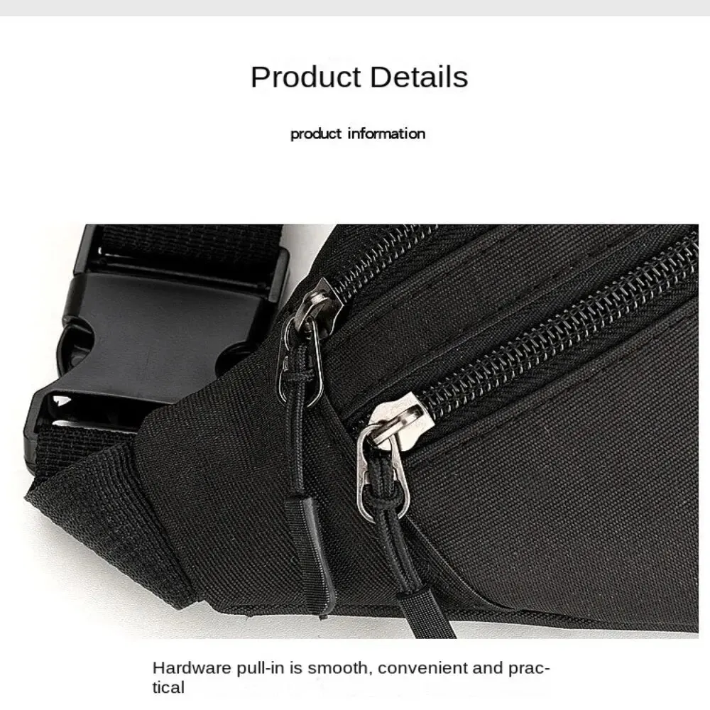 Hot Sales Casual Male Waist Bags Phone Bag Pouch Multi-functional Cross Body Bags Fashion Shoulder Bag Belt Bag Men Women