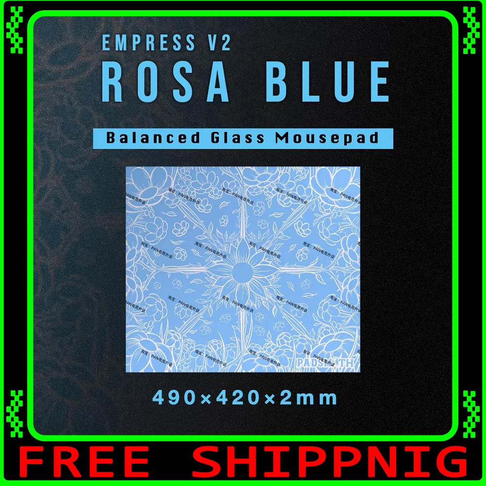 

Коврик для мыши PAN Esports Empress V2-Rosa Glass, гладкий и скоростной, для FPS, аналог PADSMITH, для APEX, CSGO, аксессуары для ПК, подарки