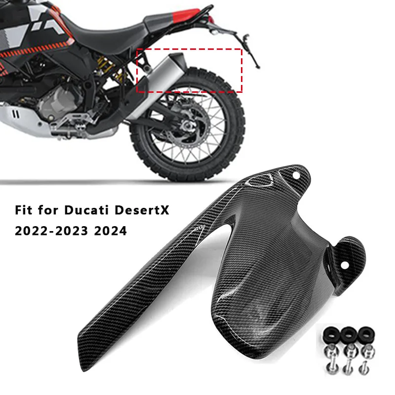 Fit for Ducati DesertX Desert-X 2022 2023 2024 Motorcycle Hugger Flap Splash Guard Mudflap Accessories Rear Fender Mudguard