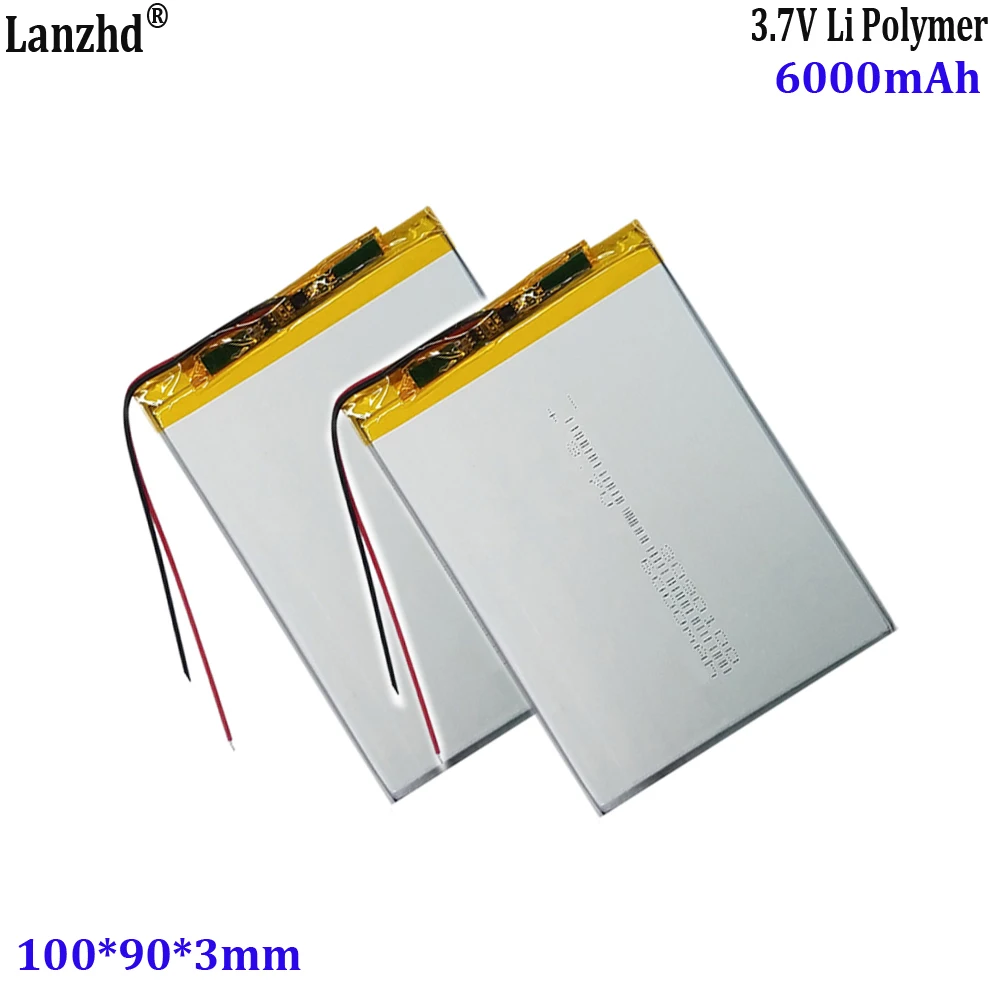 3090100 Polymer Lithium Battery 6000mAh 3.7V High-Capacity Polymer Lithium Battery for Tablet Computers