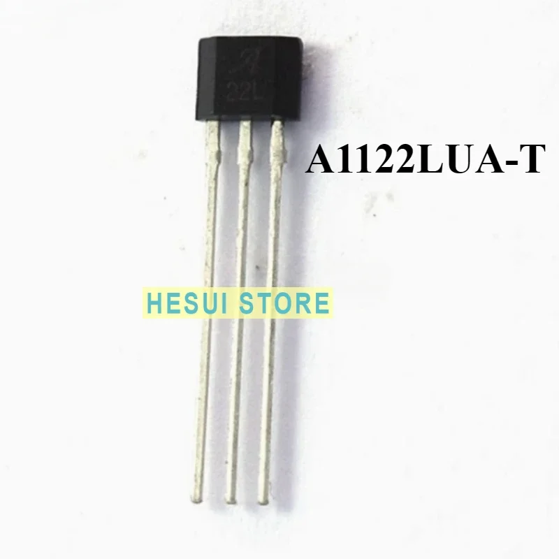 10PCS A1122LUA-T Stabilized chopper magnetic sensor Unipolar Hall effect switch TO-92