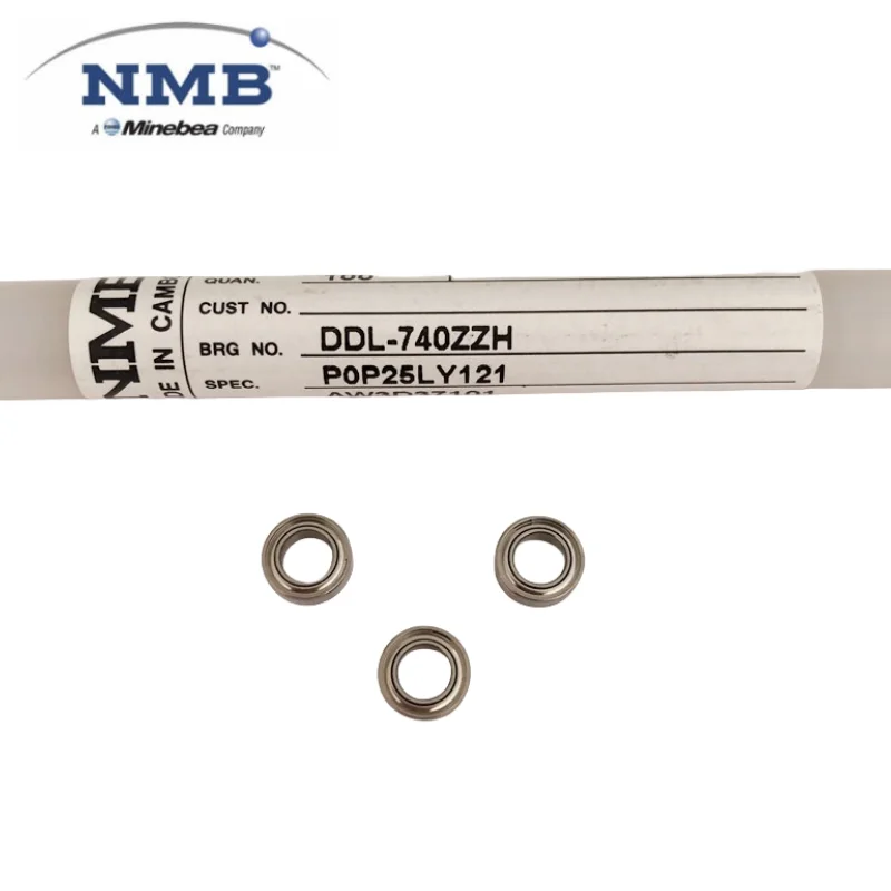 10 Stück-100 Stück NMB DDL-740ZZ Miniatur-Kugellager aus Edelstahl SMR74ZZ 4x7x2,5mm MR74 740 Präzisions-Mini-Lager – Detail 1