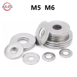 304 Stainless Steel GB96 M5 M6 Extra Large Big Size Thick Flat Washers Oversize Plain Gaskets Shim