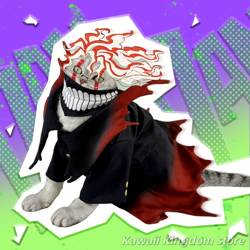 

DAN DA DAN Takakura Ken Anime Pet Halloween Costume cloak Role Play Dogs Cats Party Cosplay Funny Outfit Clothes Halloween