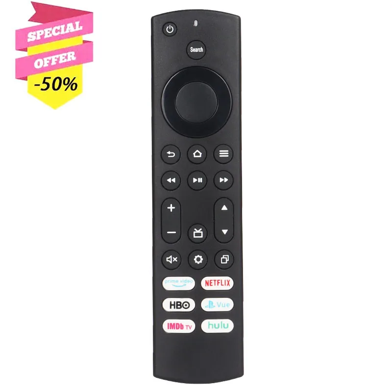 

NS-RCFNA-21 CT-RC1US-21 IR Remote Control for Toshiba Insignia Fire TV with PrimeVideo Netflix Hulu Keys (NO Voice Function)