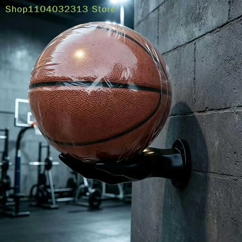 petiteHand Shaped Basketball Wall Storage Holder Mountable Display Rack for Boys Bedroom Playroom Sports Fan Giftaccessories