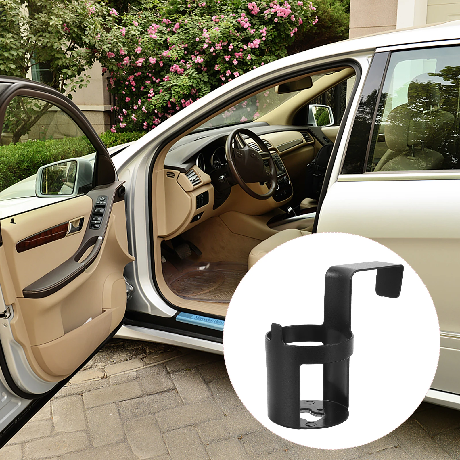 

Portable Cup Holder For Car Rotating Base Drink Holder For Water Bottles Hanging Vehicle Beverage Rack Auto Truck Boat