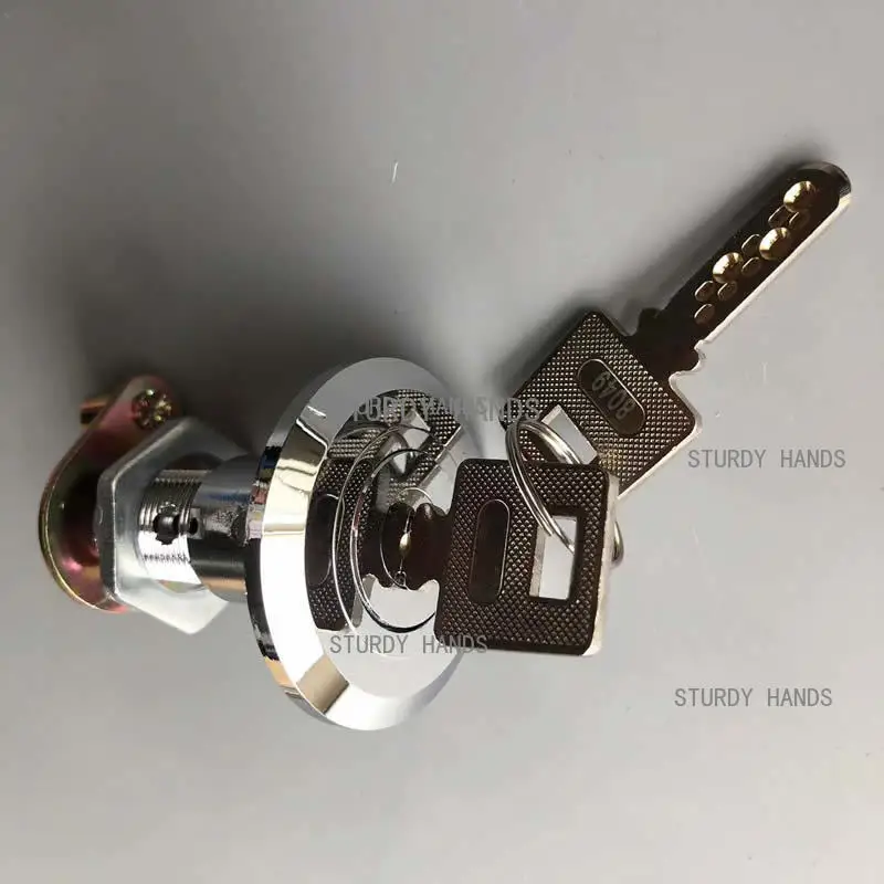 1pc Extended Safe Anti Theft Cam Lock Core Super Encryption Key Anti Theft Lock 1pcs Hardware Accessories