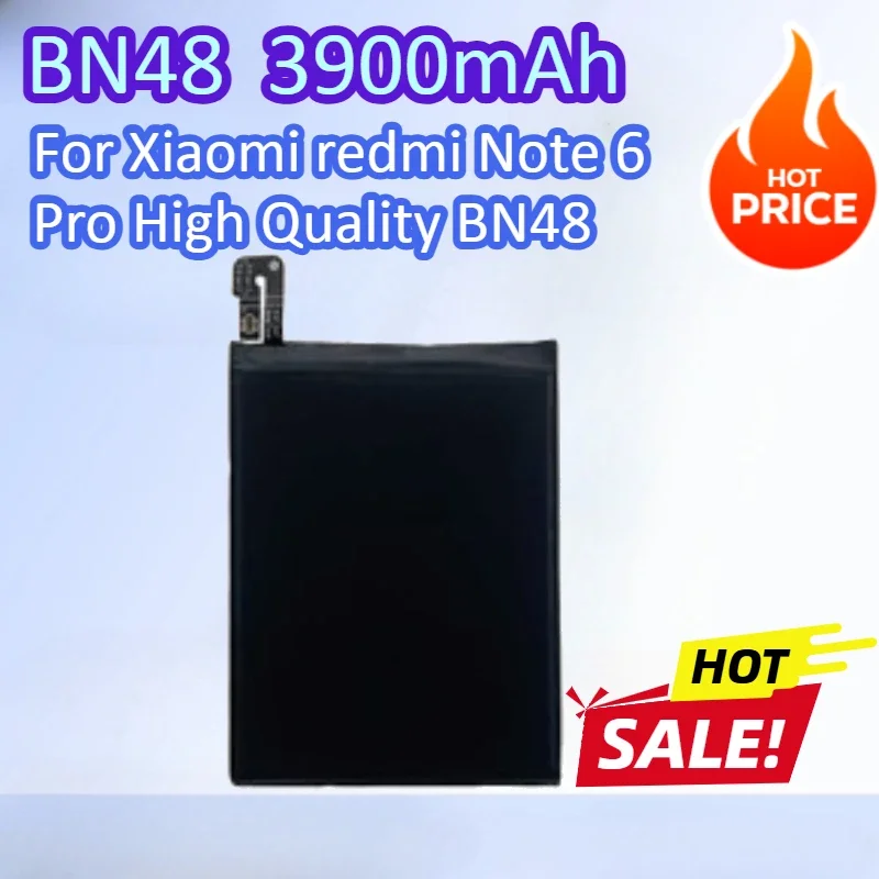 [BN48] for Xiaomi Redmi Note 6 Pro Mobile Phone Battery 3900mAh
