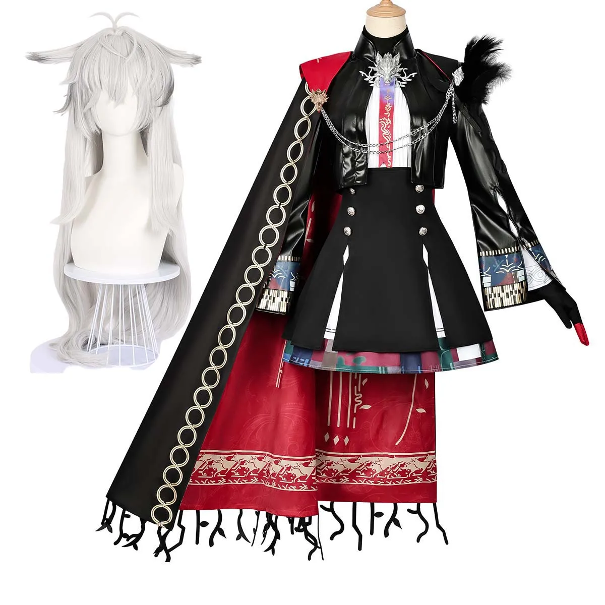 

Реквизит для вечеринки на Хэллоуин, костюм для косплея Arknights Lappland the Decadenza