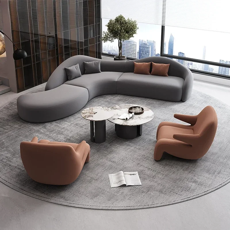 Reception Negotiation Sofa Hotel Lobby Card Seat VIP Club Exhibition Hall Meeting Guest Sales Office Sofa Combination