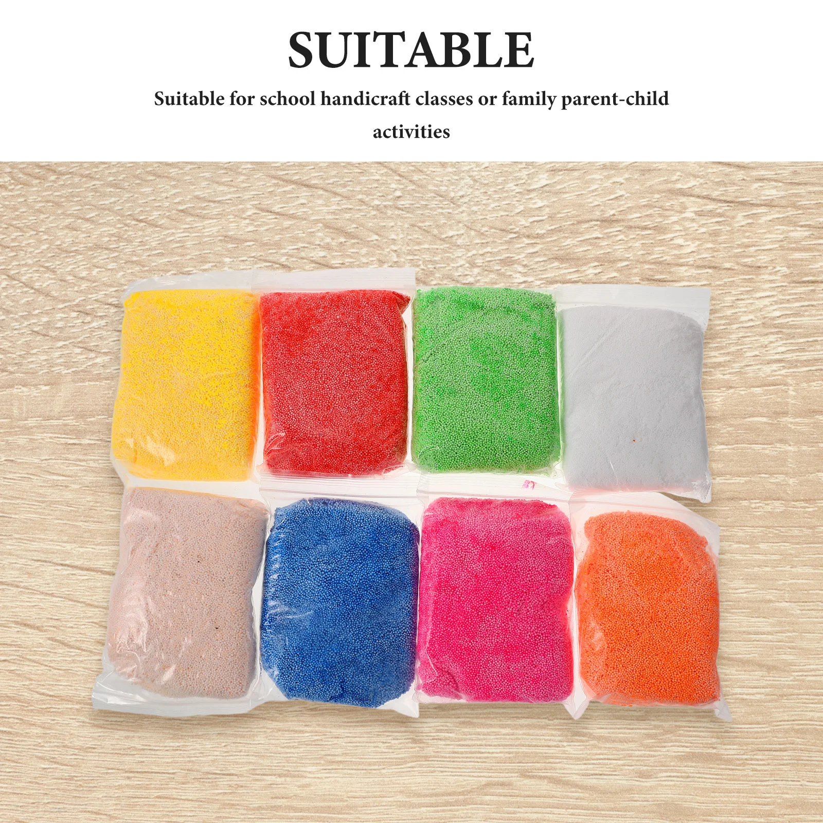 8 أكياس طين ندفة الثلج خفيف للغاية غير لزج النمذجة الطين لينة ناعمة سهلة التشكيل لتقوم بها بنفسك الحرفية الطين للأطفال اللعب الإبداعي