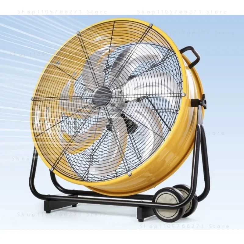 20 Inch 3 Speed Industrial Drum Fan High Power Blowing Exhaust Ventilator for Workshop
