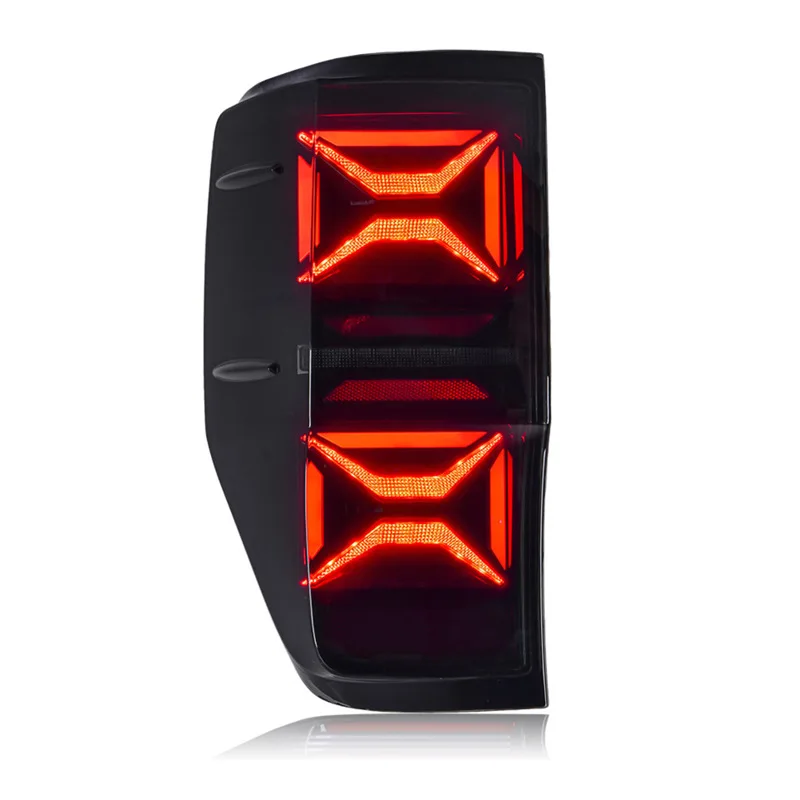 Luci posteriori per auto per Ford RANGER 2012-2019 Full LED Freno Lampada di coda retromarcia Indicatore di direzione dinamico Gruppo lampada di coda