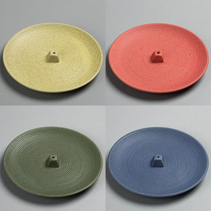 Creative Colorful Incense Insert Annual Ring Macaron Tone Incense Insert Japanese-style Holder Indoor Incense Burning