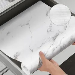 1Pc Non-Adhesive Eva Shelf Liner - Waterproof & Oil-Proof, Easy Clean Kitchen Cabinet Mat For Drawers And Refrigerators