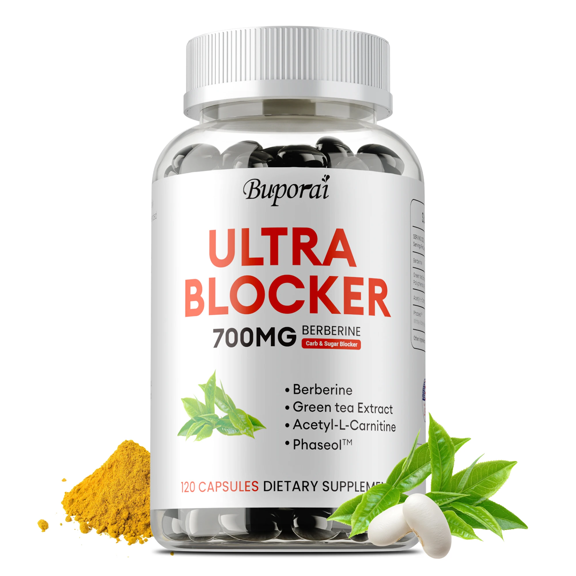 

Ultra Blocker Carb & Sugar Blocker - Absorbed, Weight Management, Metabolism, Supports Immune & Digestive Health, Boosts Energy