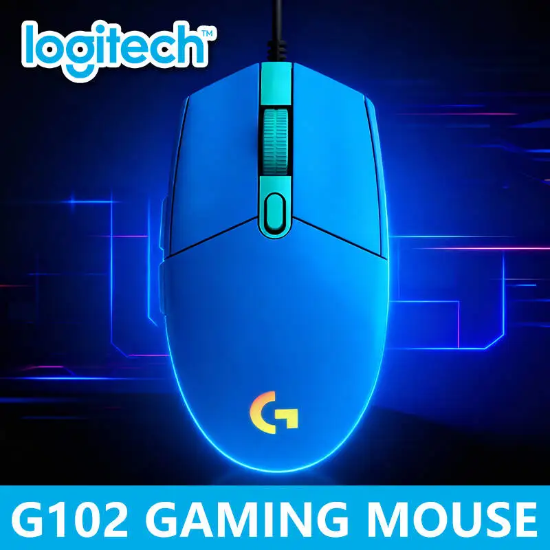

Logitech G102 Wired Gaming Mouse - 8000 DPI Sensor, 6 Programmable Buttons, RGB Lighting for PC Gamers (Windows/Mac)