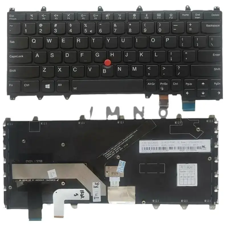 

New Keyboard Backlit with pointer For YOGA 260 Yoga 370 USA &&