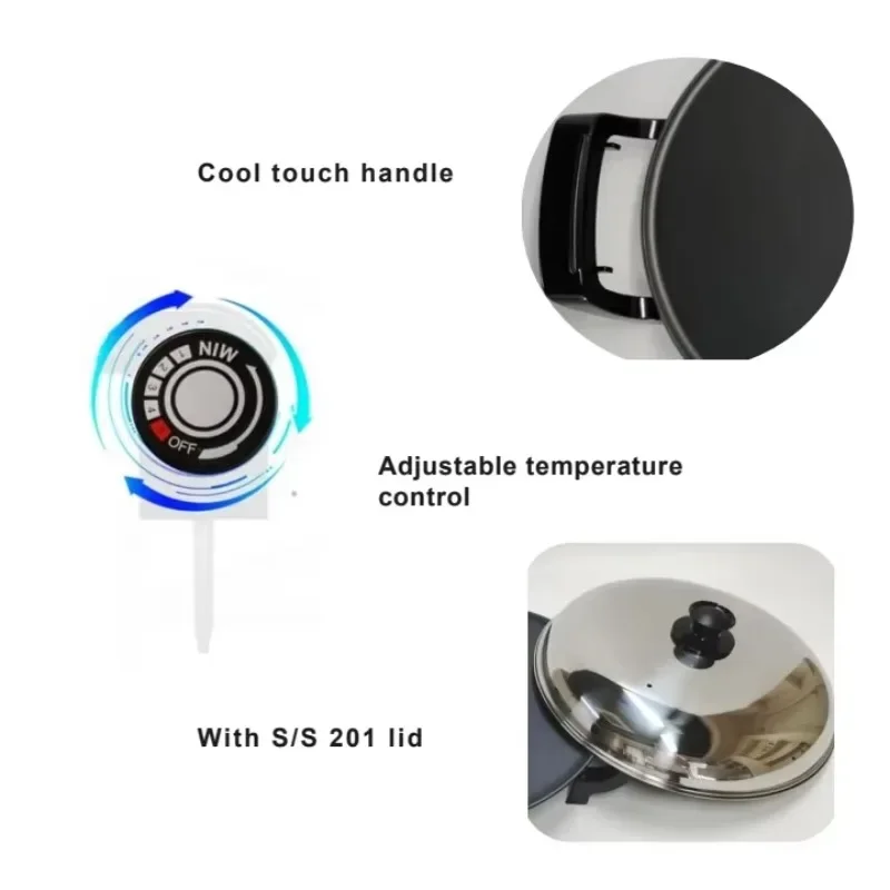 2025 NEUE multifunktionale Mogogo Injira Making Machine Crepes Machine Grille Crepe Pancake Makers