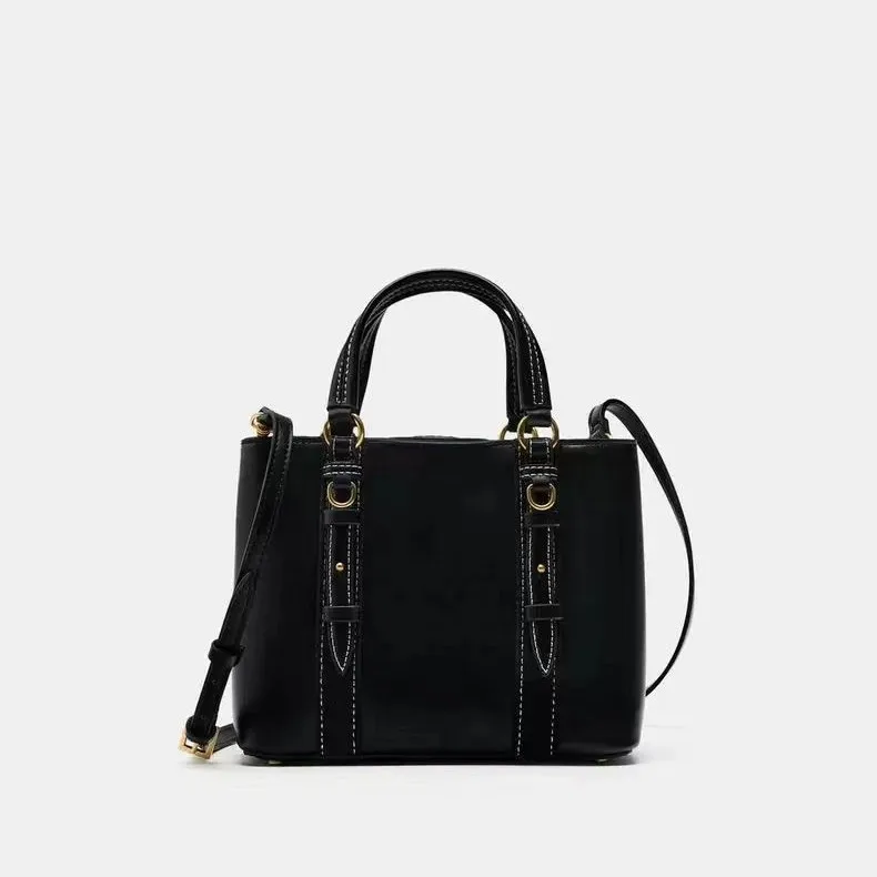 

2025 Fashion Bucket Bag, Versatile Top Handle Purse for Women, Commuter Crossbody Tote, Minimalist Day-to-Night Bag, Textured