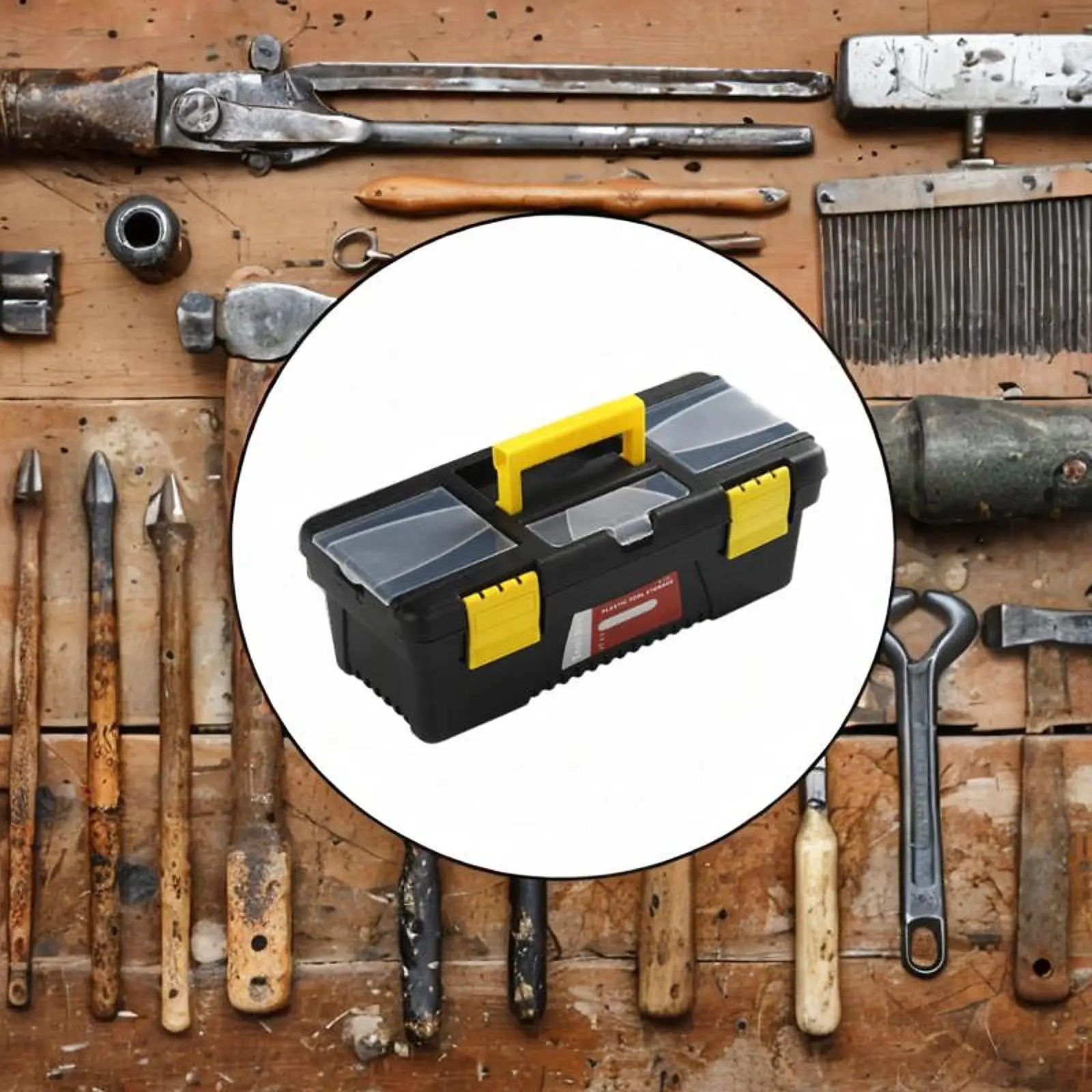 Tool Box Hardware Storage Organizer for Home Mechanical Repair Tools Plumber