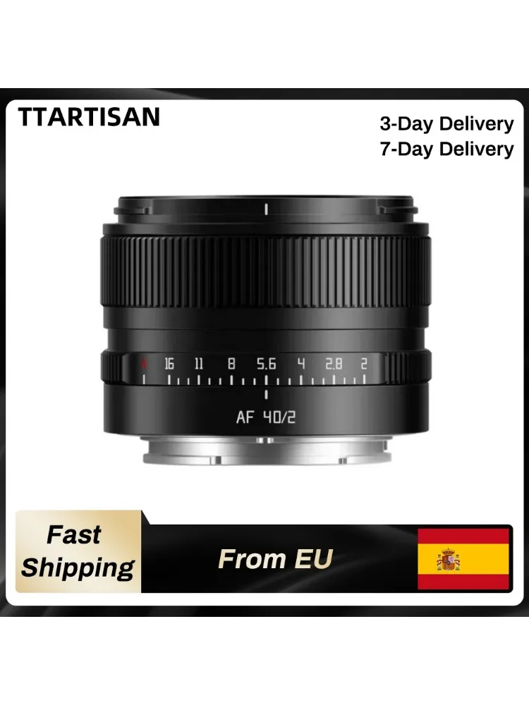 TTARTISAN 40mm F2 Full Frame Autofocus Lens voor Lumix L Sony E Mount Camera SL SL2 SL2-S SL3 S1 S1R S1H S5 S5M2 - afbeelding 2
