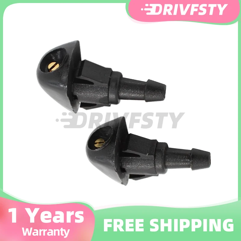 

2Pcs Front Windshield Wiper Water Spray Jet For Honda Civic Fit Jazz CR-V Accord Prelude Shuttle 76810-SEA-A01 Washer Nozzles