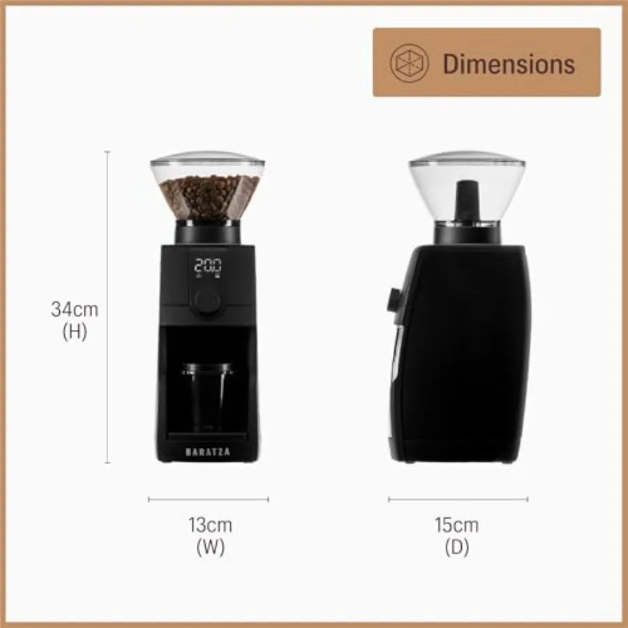 High-Performance Coffee Grinder for Home and Cafe Use with Precision Adjustable Settings Durable Stainless Steel Burrs Quiet Op