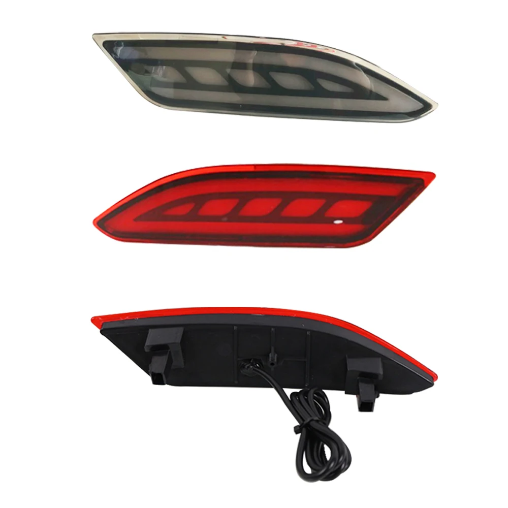 1 par de luces de freno Reflectores traseros Led, lámpara de parachoques, luz de advertencia de señal de giro para Honda HR-V HRV Vezel 2014 2015 2016 2017 2018