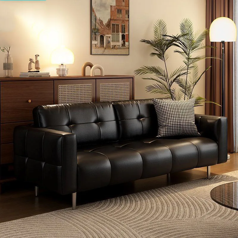 Gothic Cheap Living Room Sofas Black Designer Arm Cool Clearance Sofa Modern Small Office Mobili Per Il Soggiorno Furniture Home