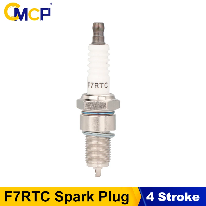 CMCP 1 Stück F7RTC Zündkerze für Gartenmaschinen 4-Takt-Motor GX120 GX160 GX200 GX240 GX270 GX340 GX390 Rasenmäher-Zubehör