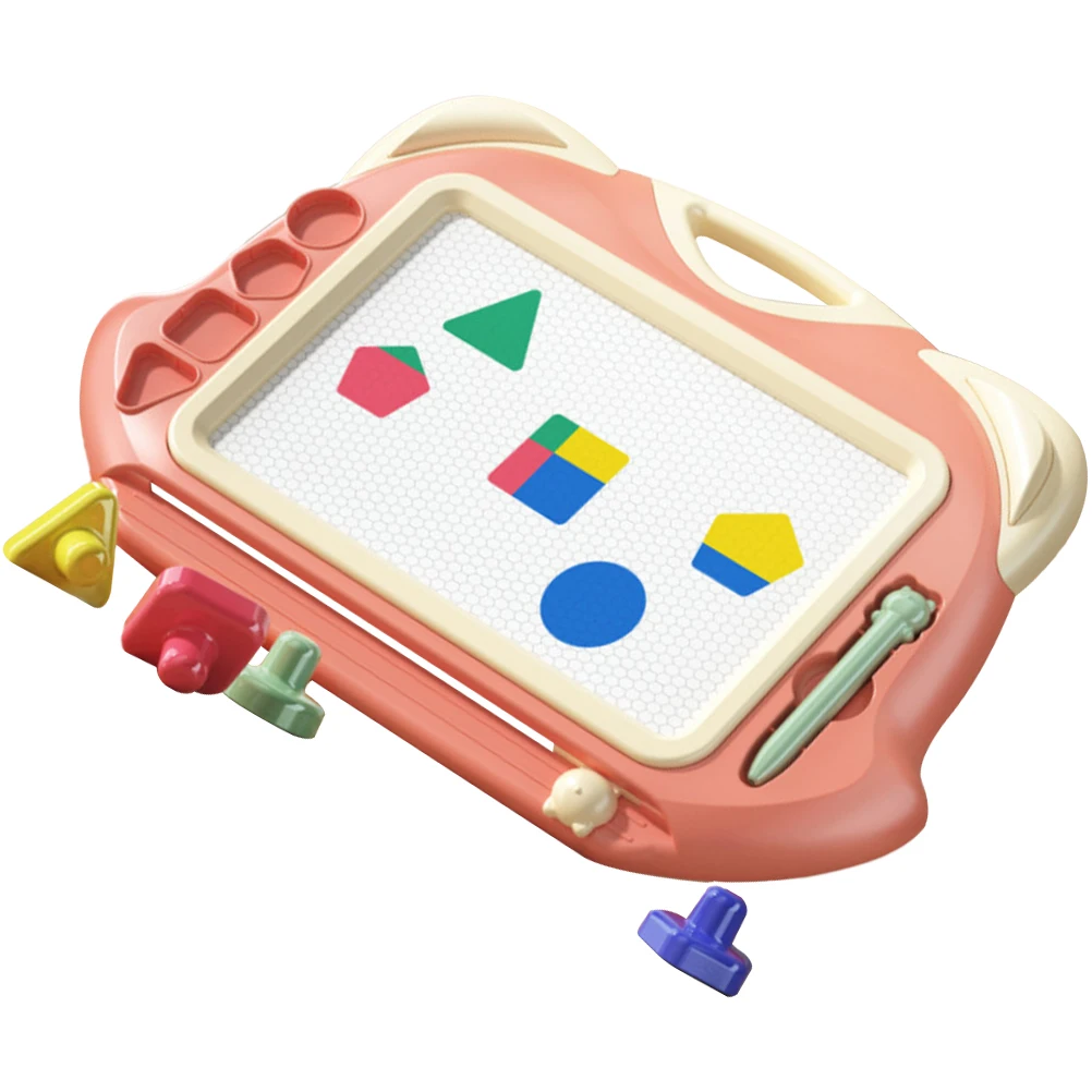 Magnetisches Malbrett für Kinder, Kunststoff, wiederverwendbar, abwischbar, großer Raum, Zeichenbrett, Lernspielzeug für Kinder