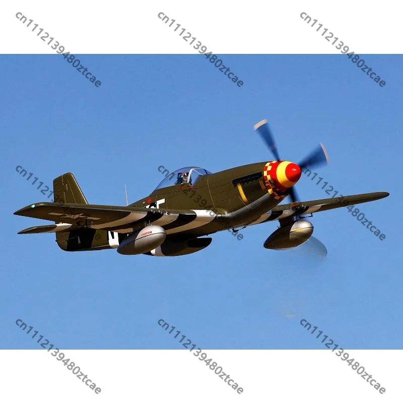 1600mm High Simulation Vintage Warbird RC Plane Outdoor Hobby Assembly Display Aircraft Model