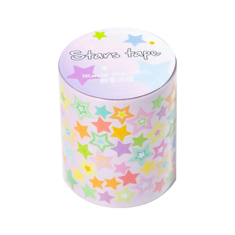 1 pz/1 lotto Nastri adesivi decorativi una multitudma di stelle riempire il cielo Spazzatura Ufficiale FAI DA TE Giapponese Mascheratura Scrapbooking Adesivi