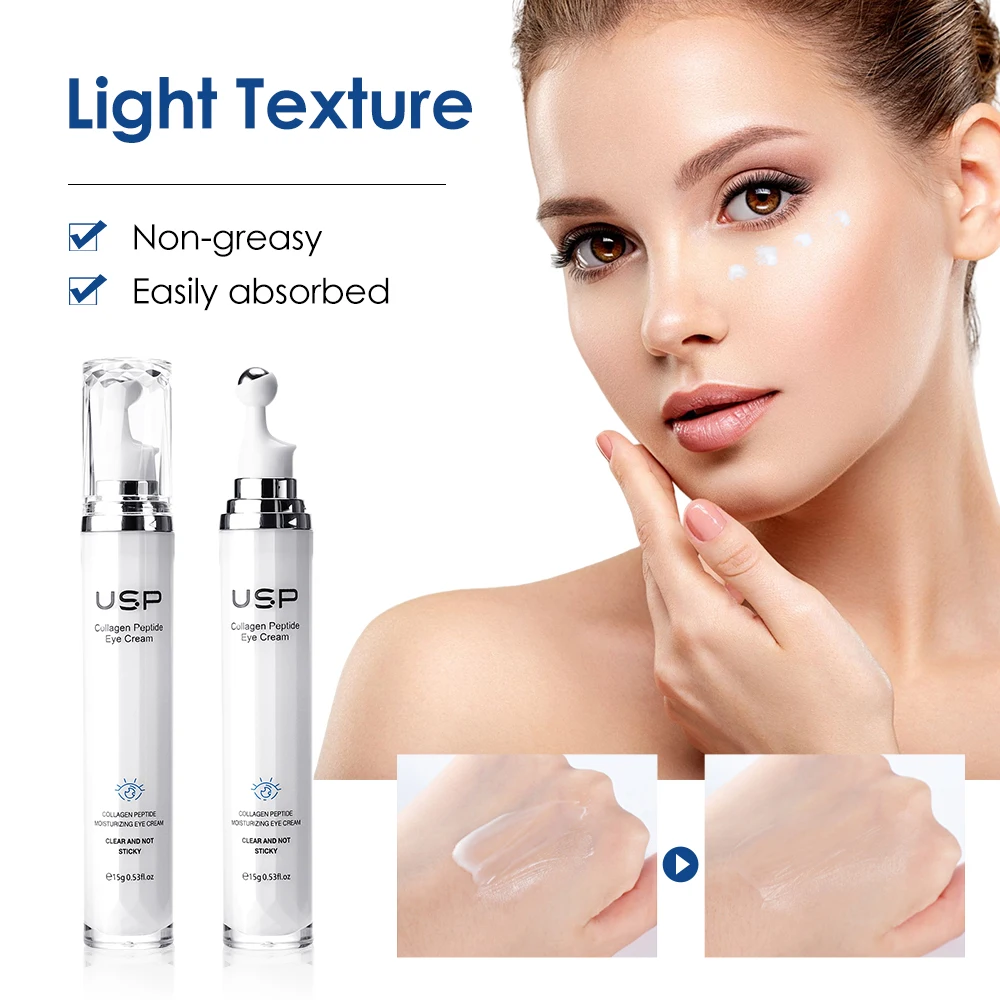 

Peptide Collagen Eye Cream Anti Wrinkle Anti Dark Circles Eye Bags Skincare Products Against Puffiness Korean Skin Care Products