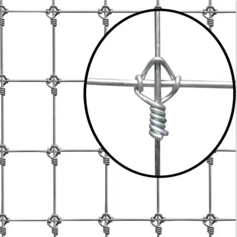 Customized Galvanized 3D Mesh Field Fence Cattle Garden Farm Use Low Iron Knot Wire Hinge Joint Fence Renewable Resources