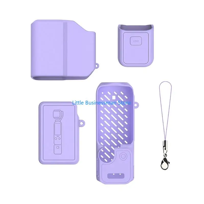Silikonhüllen-Set mit strukturiertem für Pocket 4Pro Travel Carry Schutzhülle M76A – Detail 7