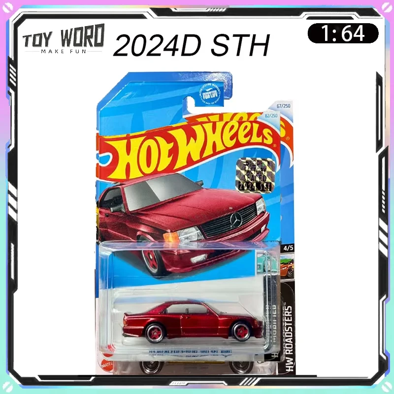 Modelo de Auto a Escala 2024D Hot Wheels STH 560 SEC AMG Super Treasure Hunt, Coleccionable, Adorno, Juguete para Niños, Regalo para Amantes de Autos