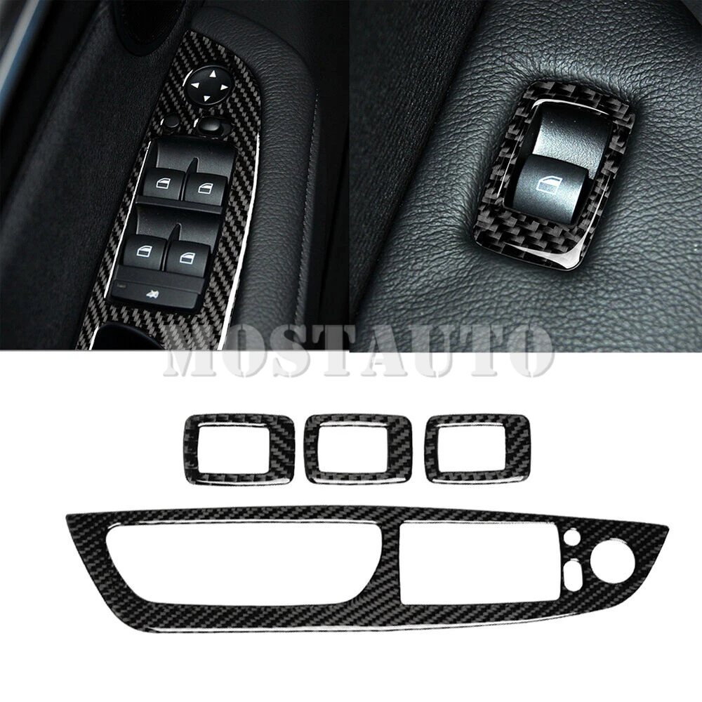 For BMW X5 E70 X6 E71 Soft Carbon Fiber Interior Accessories Kit Cover Trim 2008-2013 16pcs Interior Whole Kit