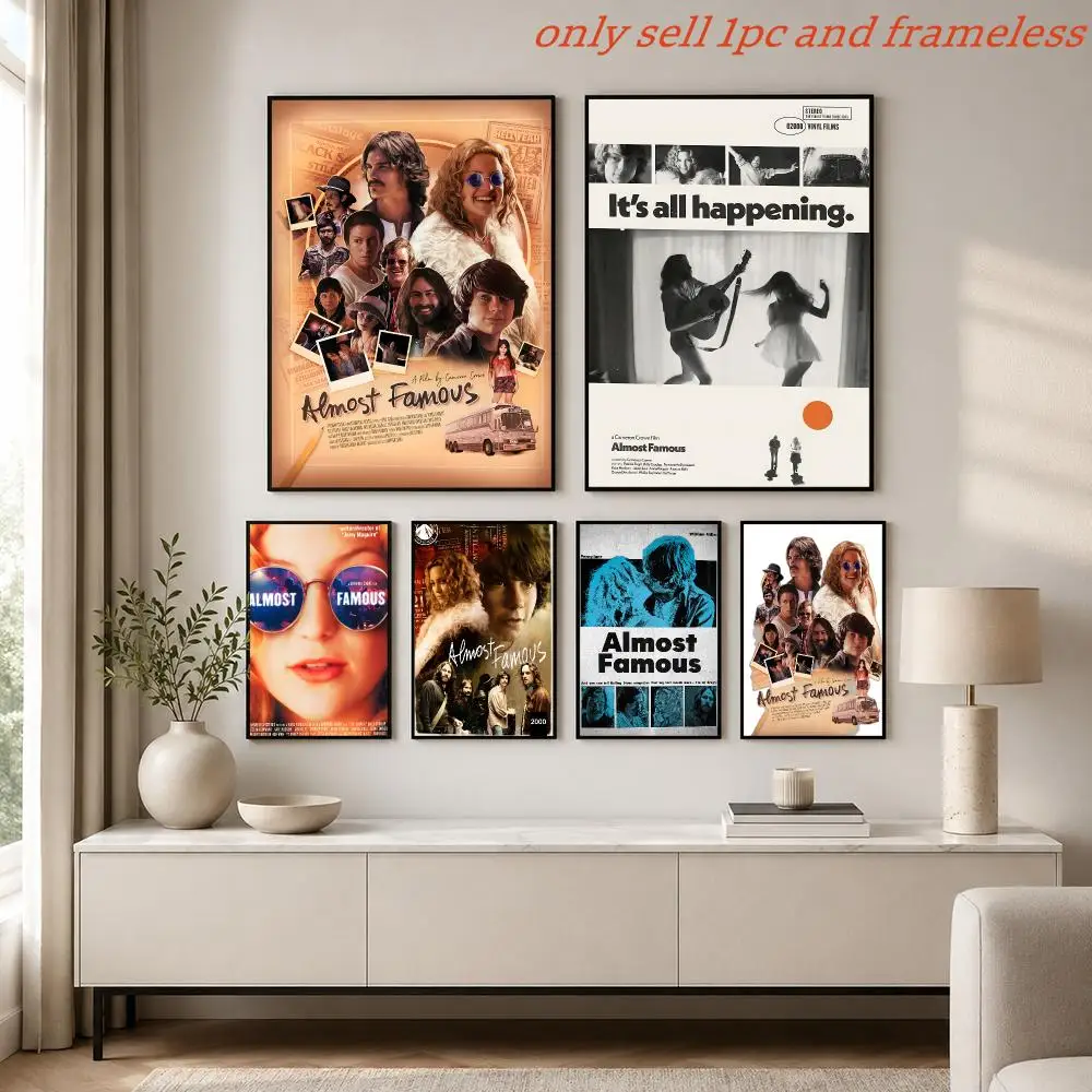 Comedy Drama movie A-Almost Famous Poster Painting Prints Wall Art Picture Film Room Home Bar Cafe Decor Mural